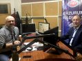 Fırat, TRT Erzurum Radyosu’nun canlı yayın konuğu oldu